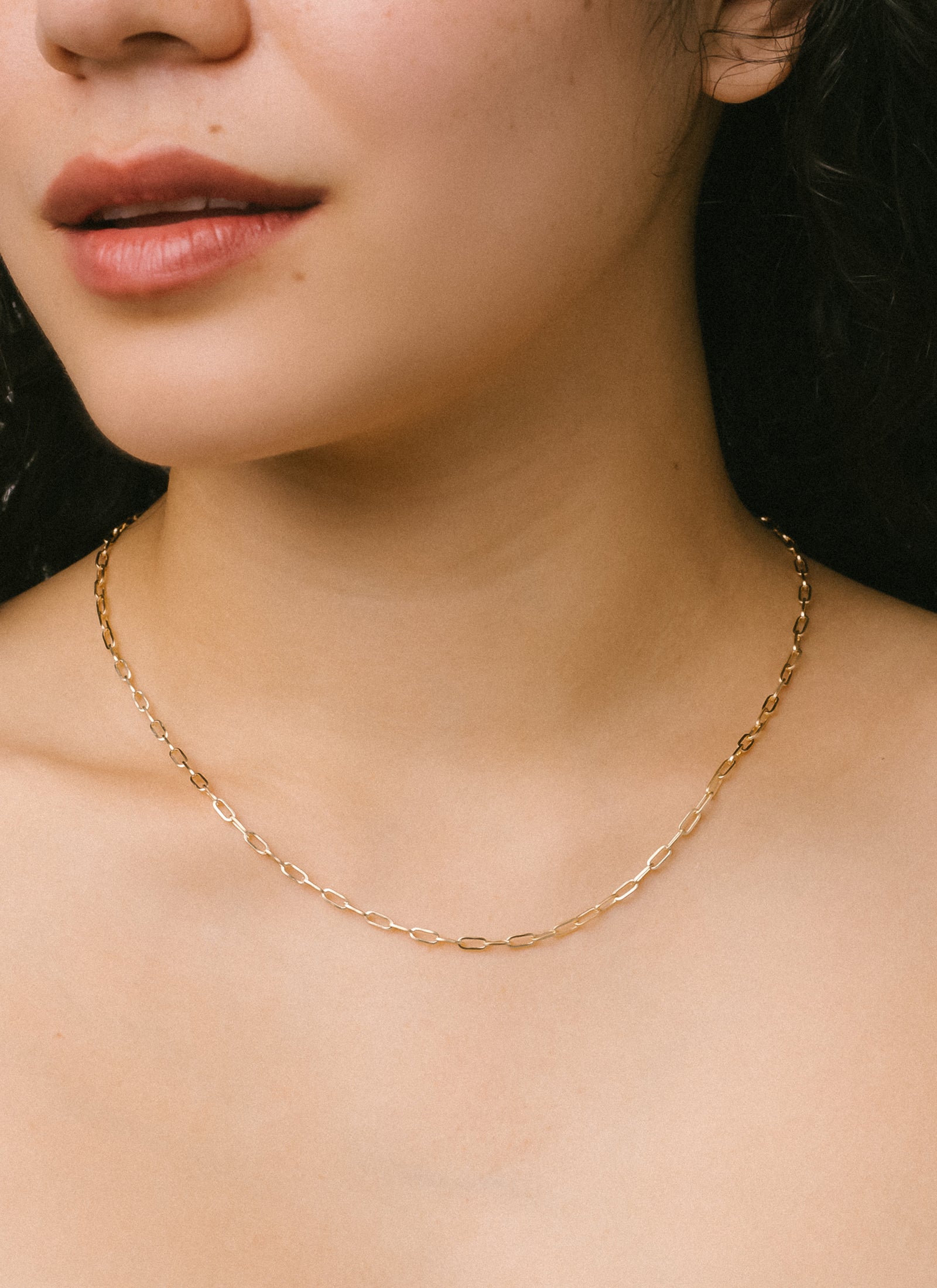 Chelsea Paper Clip Chain Necklace from RIVA New York