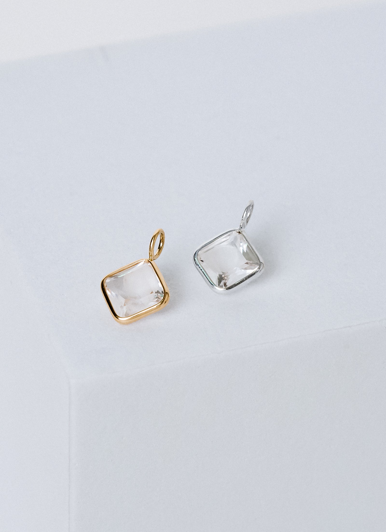 Clear Quartz Charm from RIVA New York