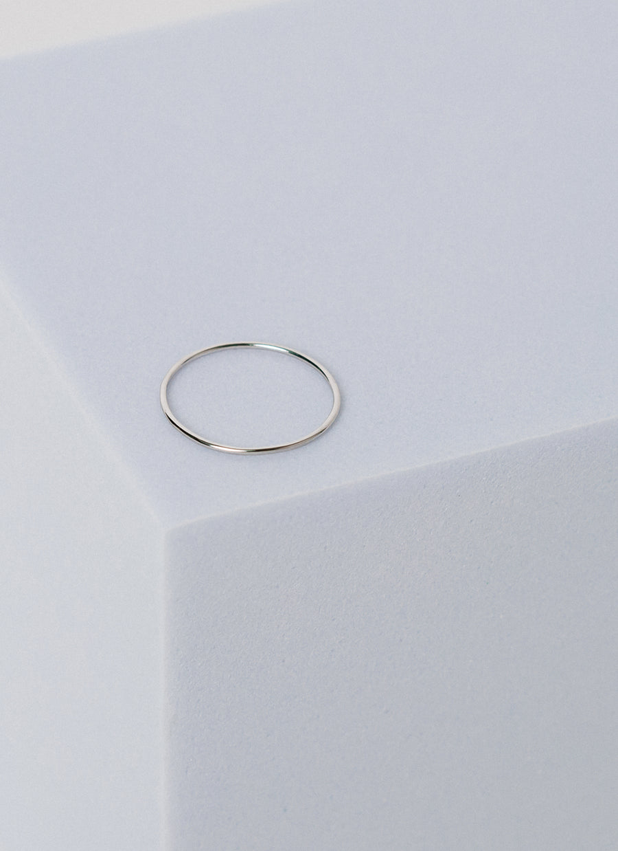 Classic stacker ring from RIVA New York, available in recycled sterling silver